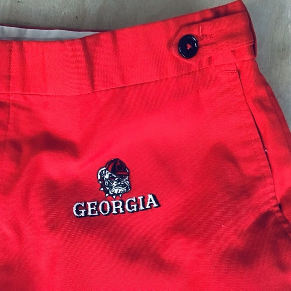 Vintage Georgia Bulldogs Mens Trousers Pants Red 38x30 Classic NCAA Football - Picture 2 of 7
